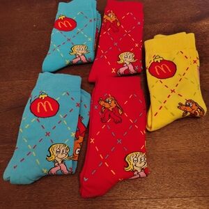 Colorful Cartoon Character Socks Set